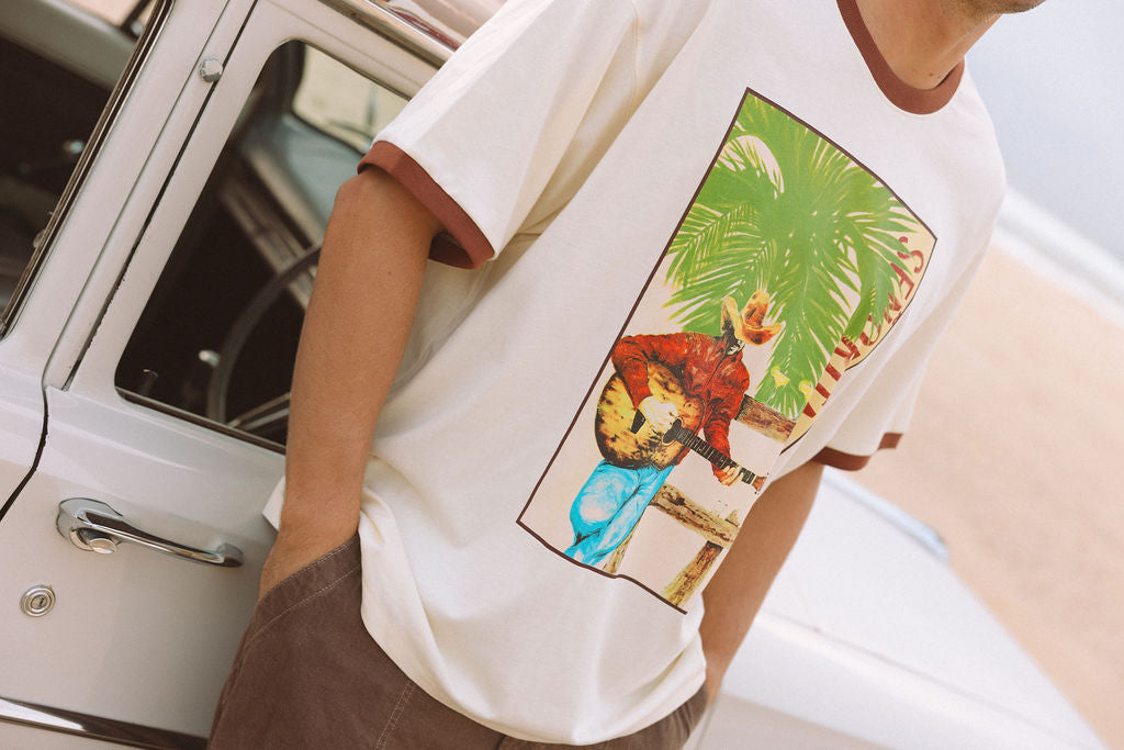 SENORITA UNISEX SLOUCH TEE- 100% ORGANIC COTTON GRAPHIC T-SHIRT